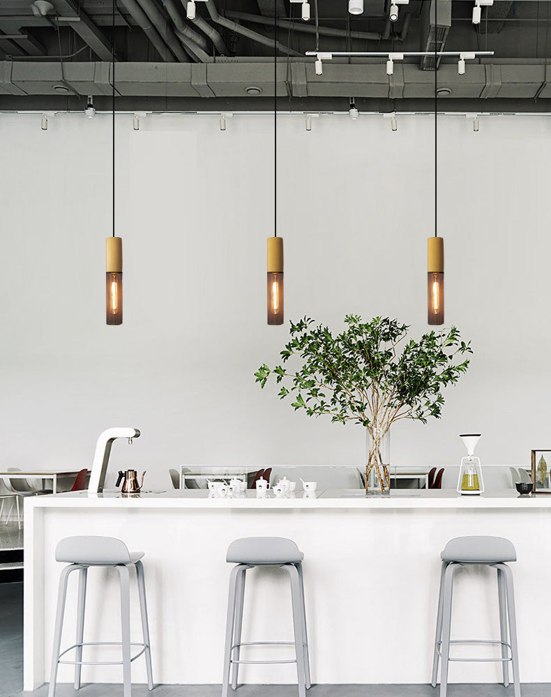 Cement hanglamp - 104CM