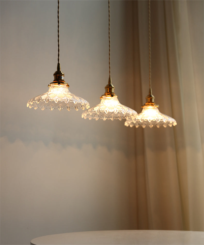 Helder glazen hanglamp - 205GPL