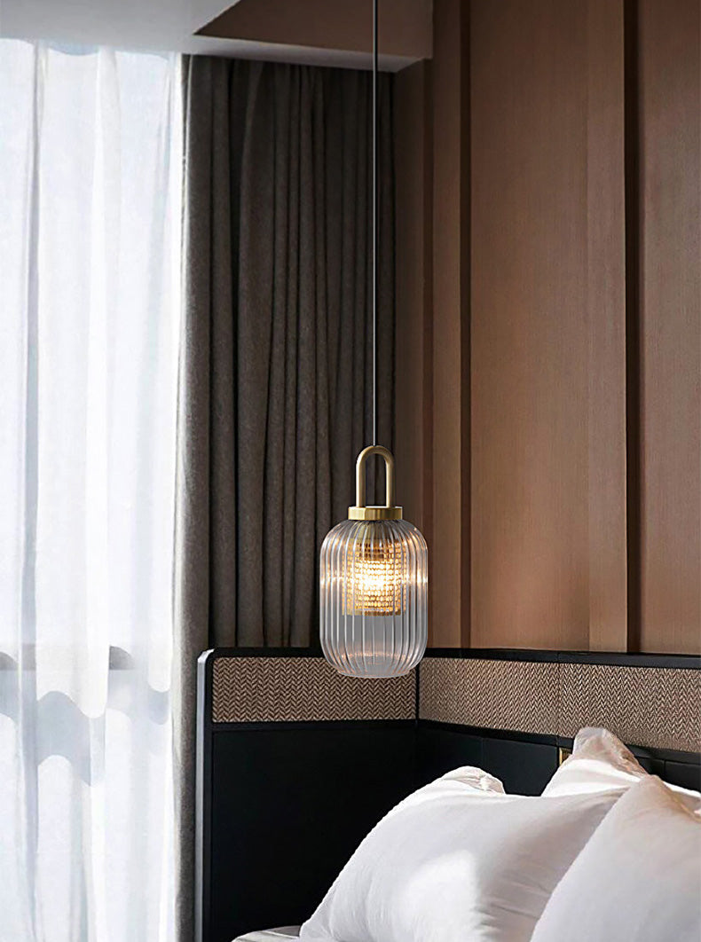 Helder glazen hanglamp - 103PL