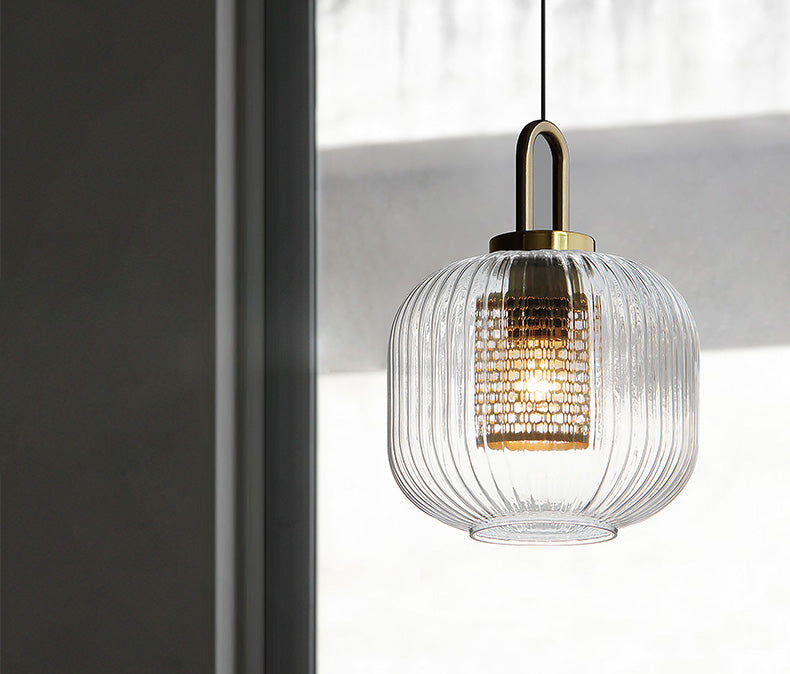 Helder glazen hanglamp - 103PL