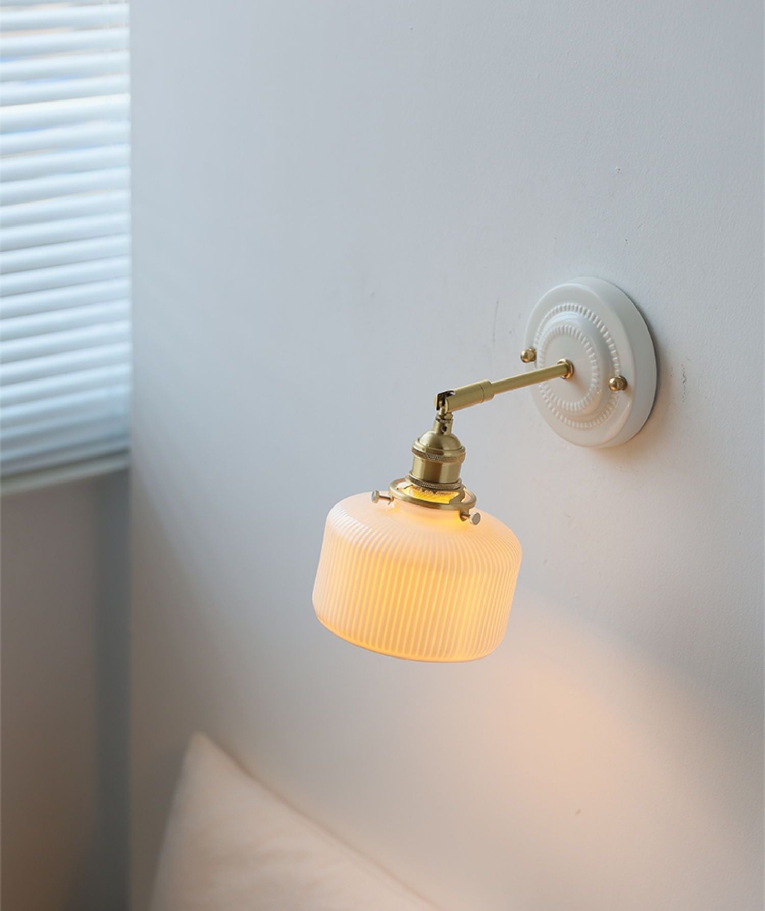 Wandkandelaar van keramisch glas - 112CWP
