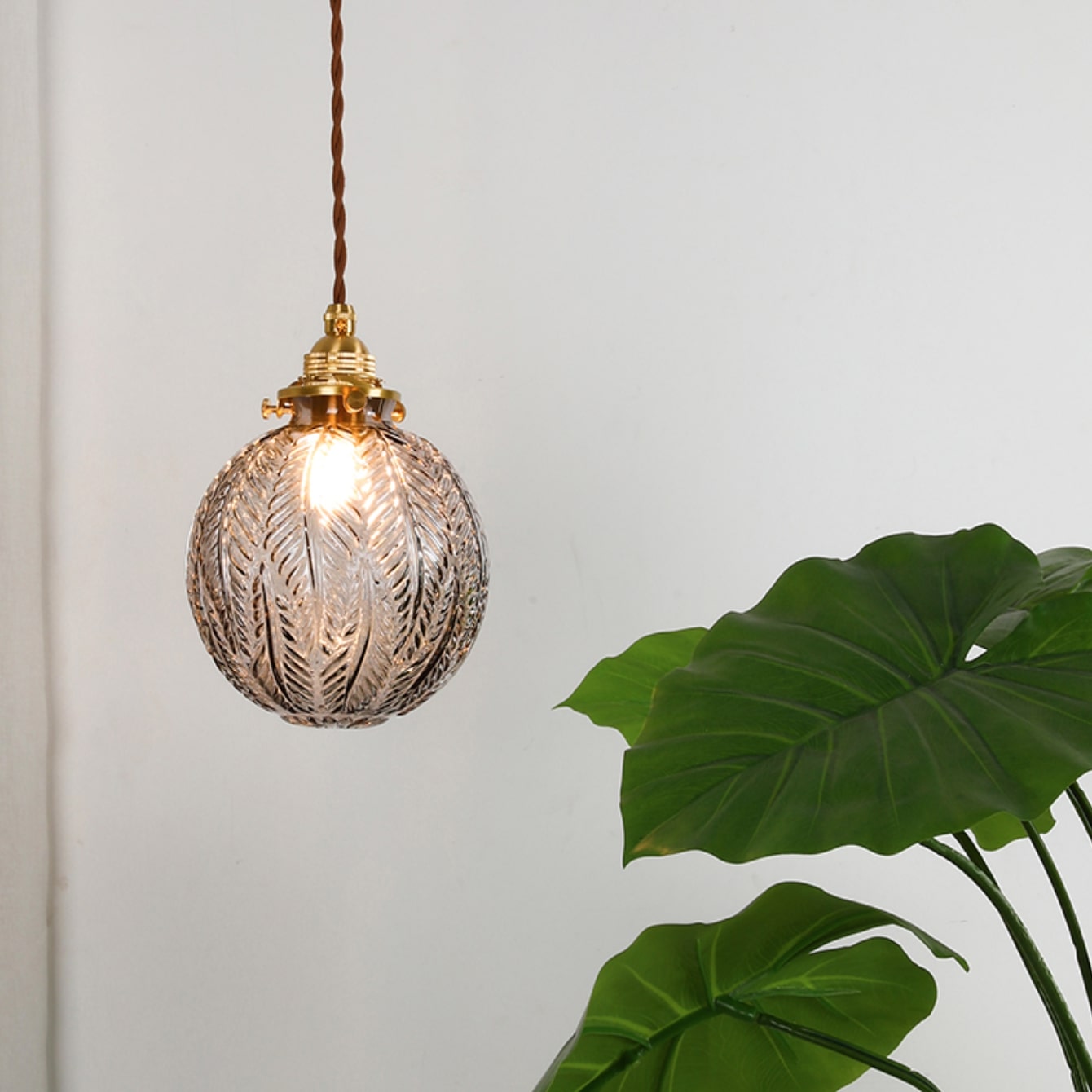 Hanglamp van donker glas - 225GPL