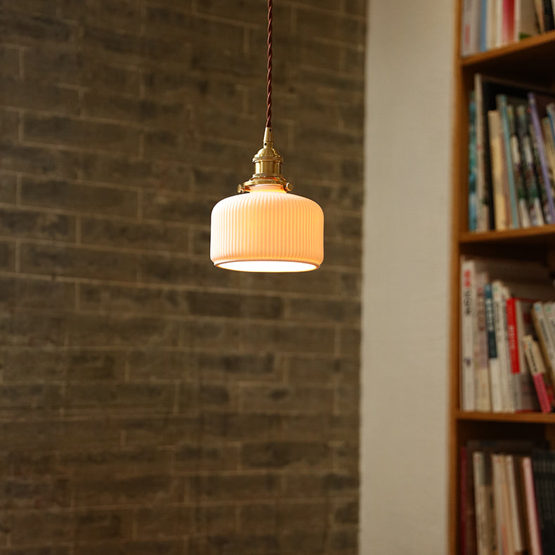 Keramiek Messing Hanglamp - 109PL