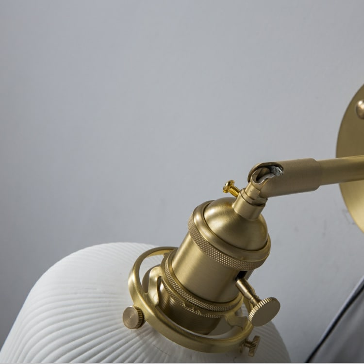 Witte keramische wandlamp - 202ST