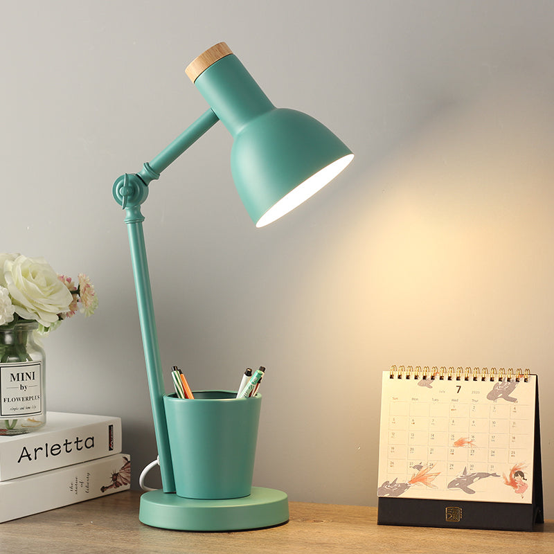 Colorful Nordic Table Lamp With Pencil Case