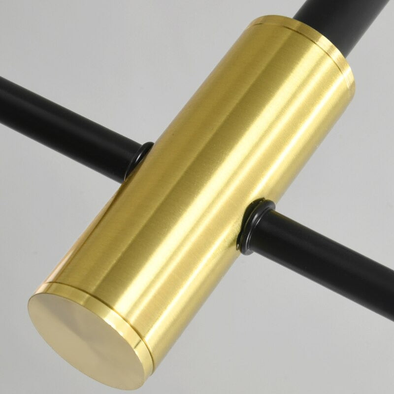 Moderne kroonluchter met doorzichtige, matte bollen - 2LCH2
