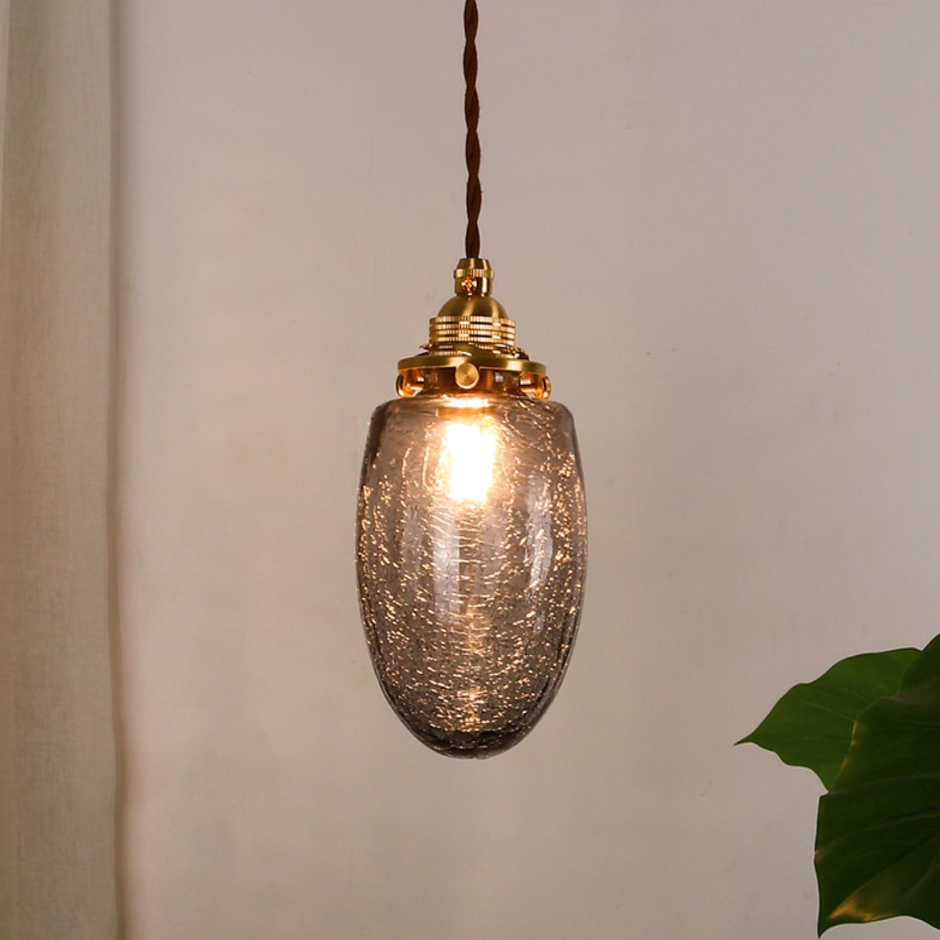 Hanglamp van donker glas - 225GPL