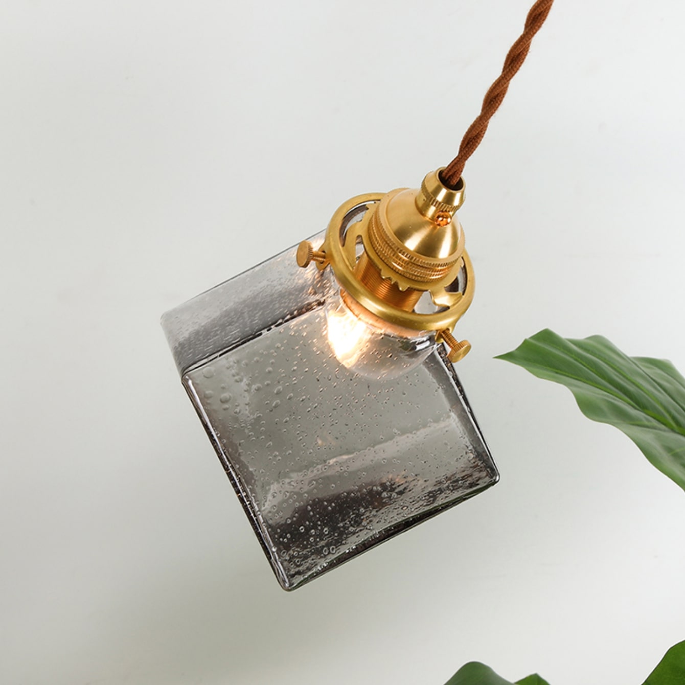 Hanglamp van donker glas - 225GPL