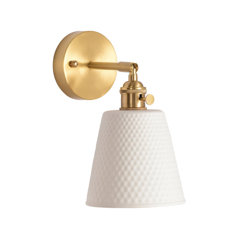 Witte keramische wandlamp - 211ST