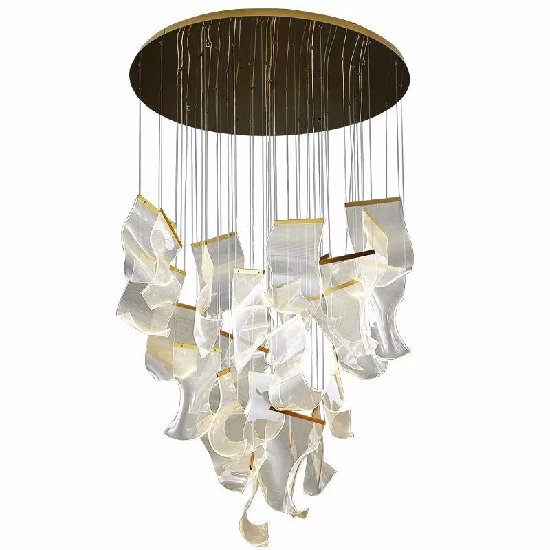 Wuivende blad postmoderne LED-kroonluchter - 1CH9