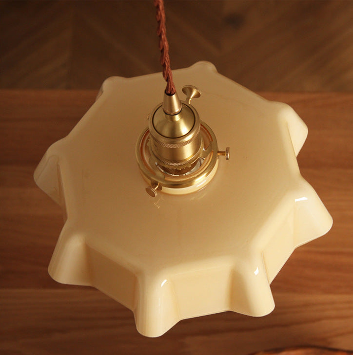 Retro glazen hanglamp - 215GPL