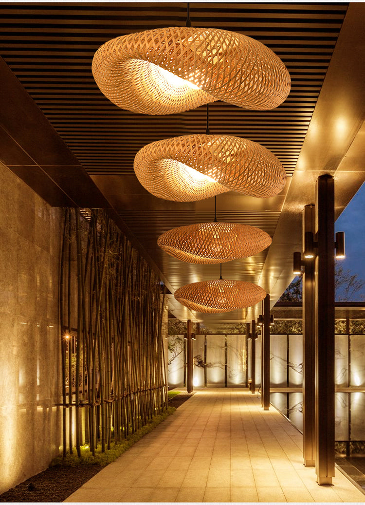 Rotan rieten hanglamp