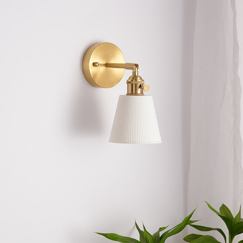 Witte keramische wandlamp - 210ST