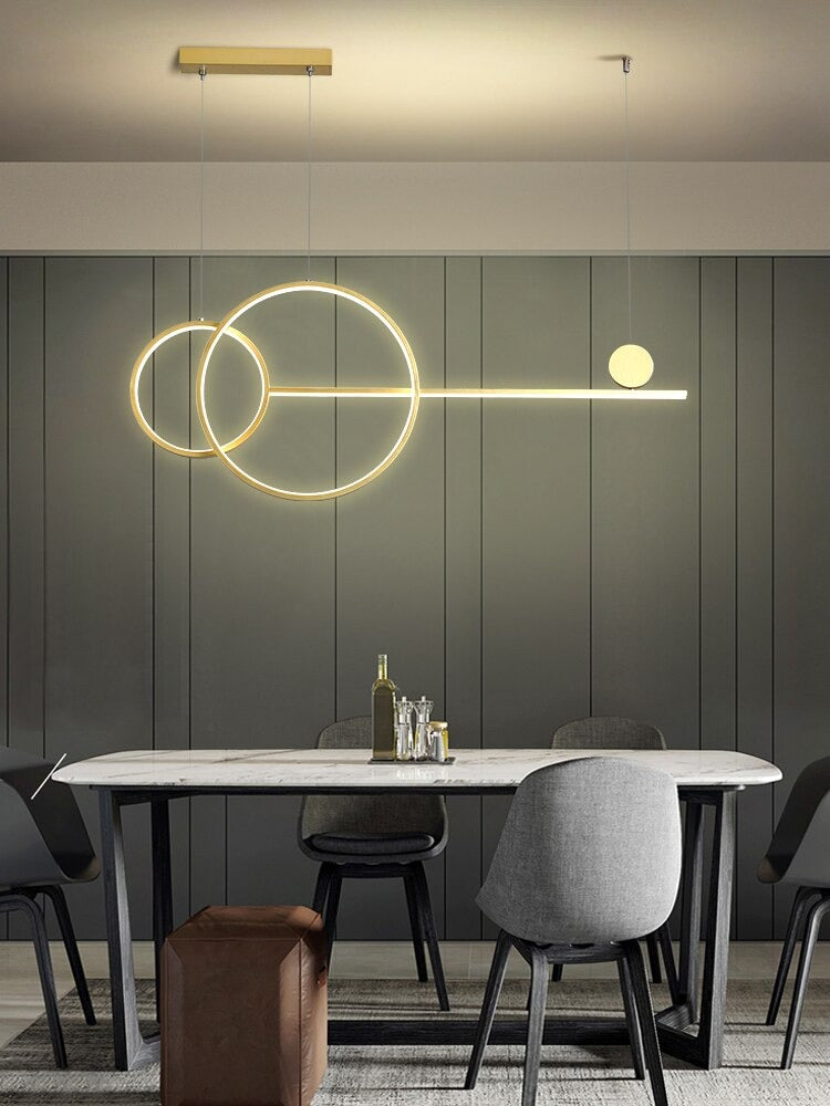 Moderne kroonluchter met LED-ring - 1LCH3
