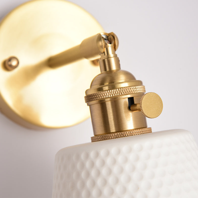 Witte keramische wandlamp - 211ST