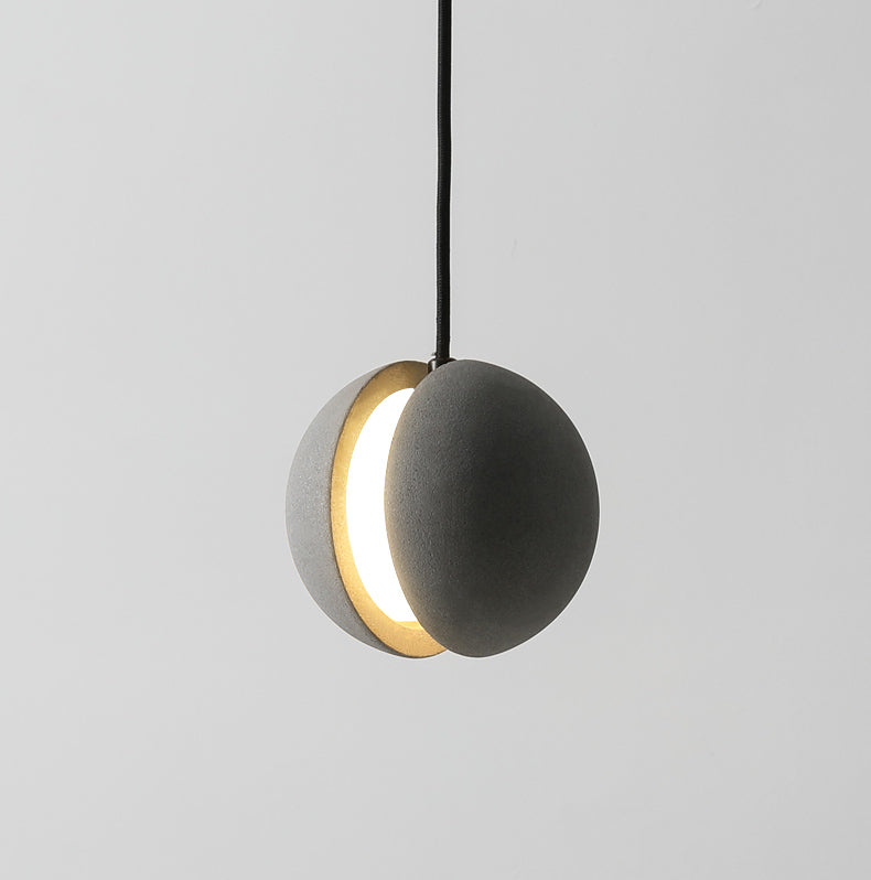 Grijze Globe Cement Hanglamp - 110CM