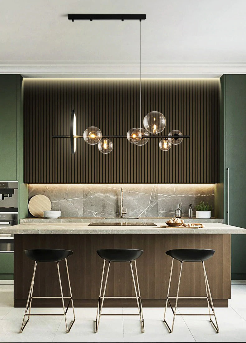 Moderne kroonluchter met LED-RING - 1LCH1