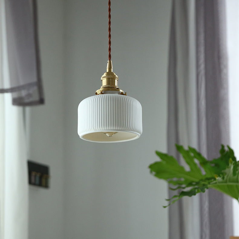 Keramiek Messing Hanglamp - 109PL