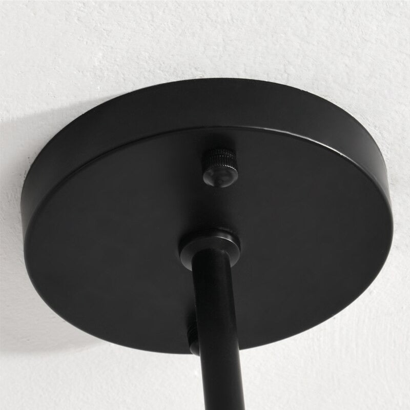 Moderne kroonluchter met doorzichtige, matte bollen - 2LCH2