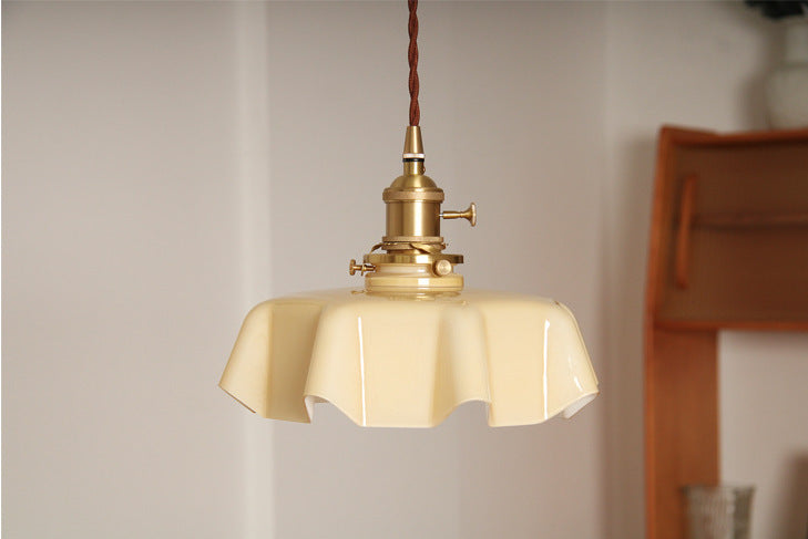 Retro glazen hanglamp - 215GPL