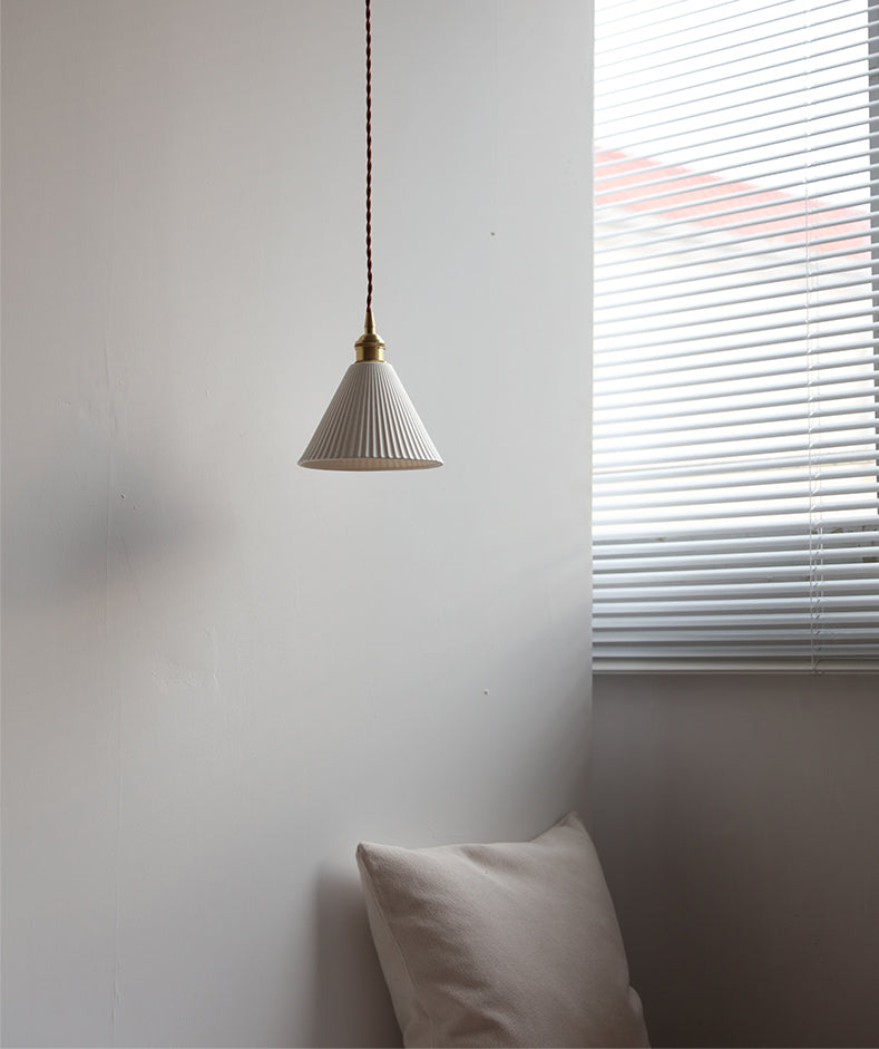 Keramiek Messing Hanglamp - 103PL