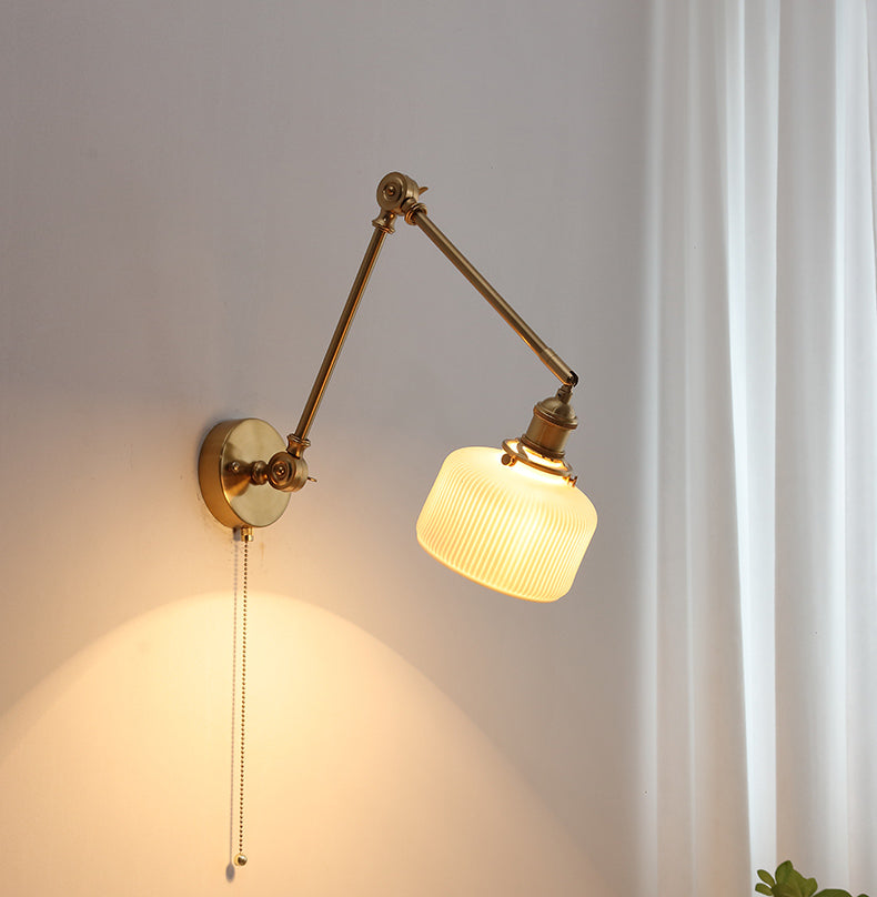Witte keramische wandlamp - 206ST