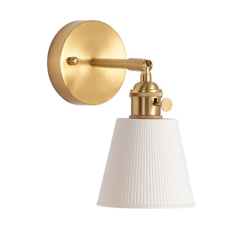 Witte keramische wandlamp - 210ST