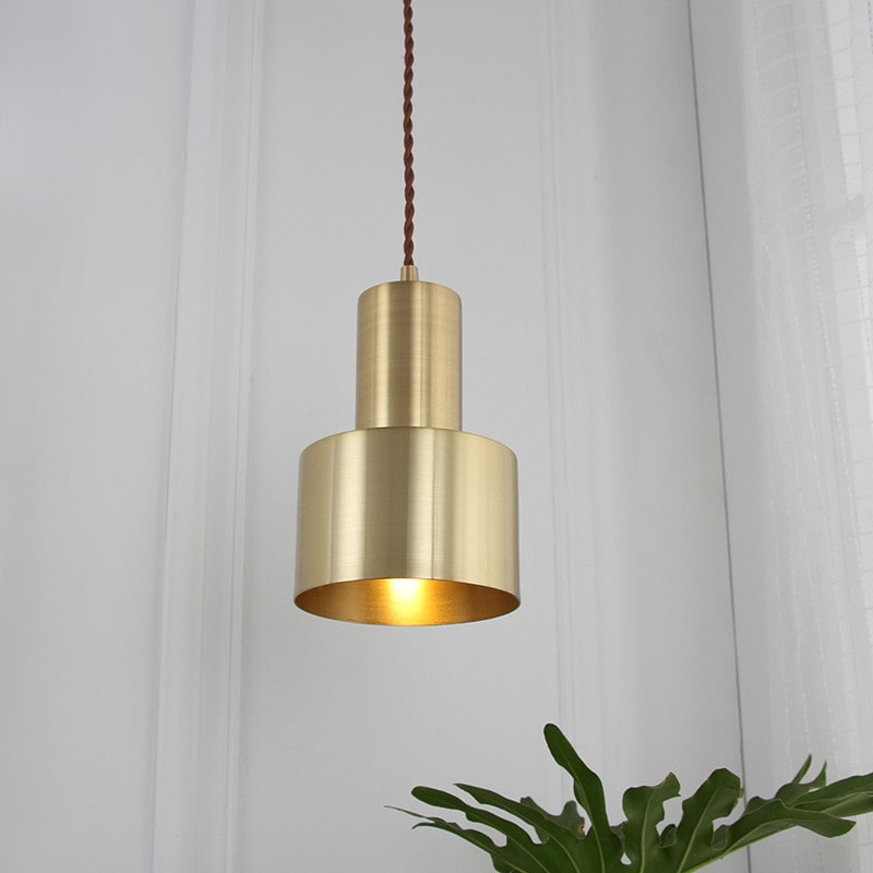 Cilinder Messing Hanglamp - 112PL