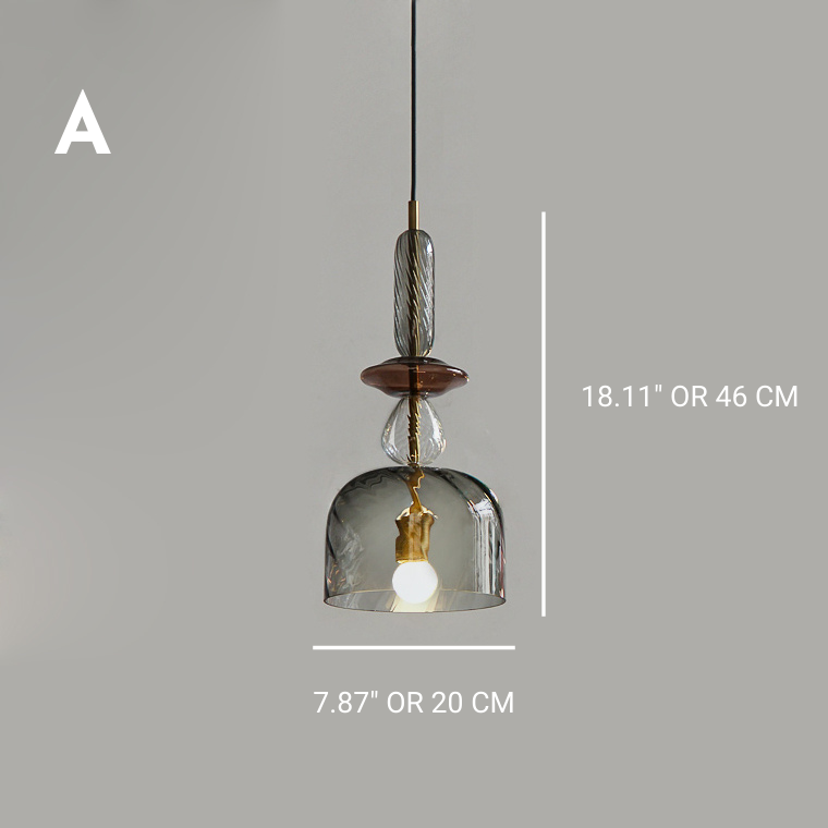 Glazen hanglamp - 218GPL