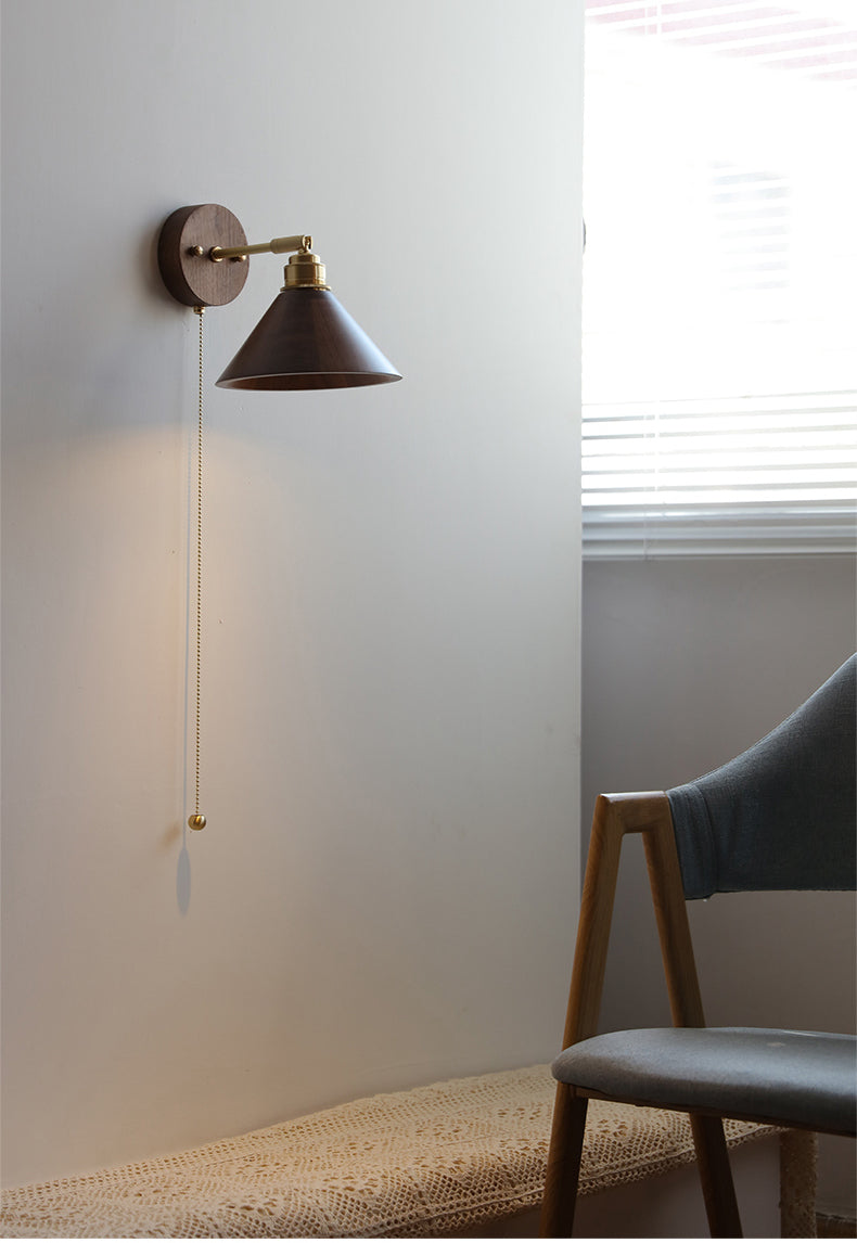 Houten Wandlamp - 114WL