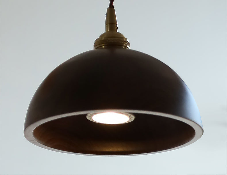 Walnoothouten hanglamp - 106WPL