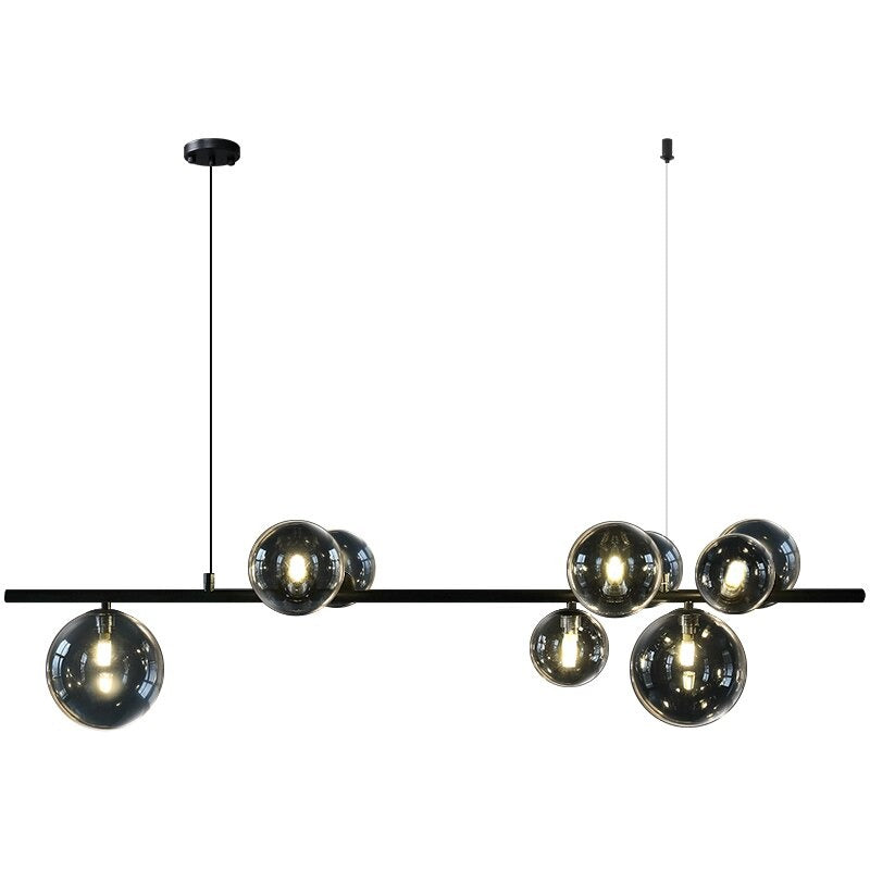 Moderne kroonluchter met heldere wereldbol - 1LCH2