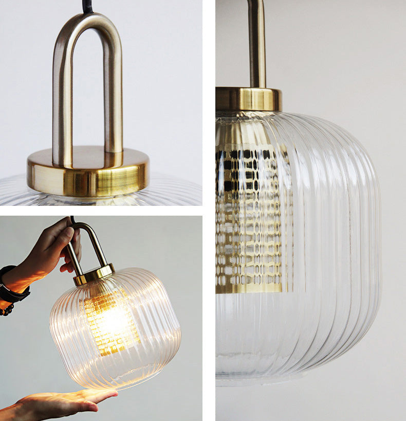 Helder glazen hanglamp - 103PL