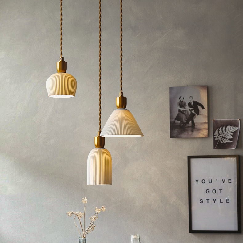 Keramische hanglamp in Japanse stijl - 201CPL
