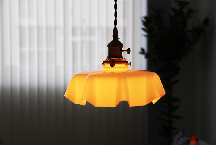 Retro glazen hanglamp - 215GPL