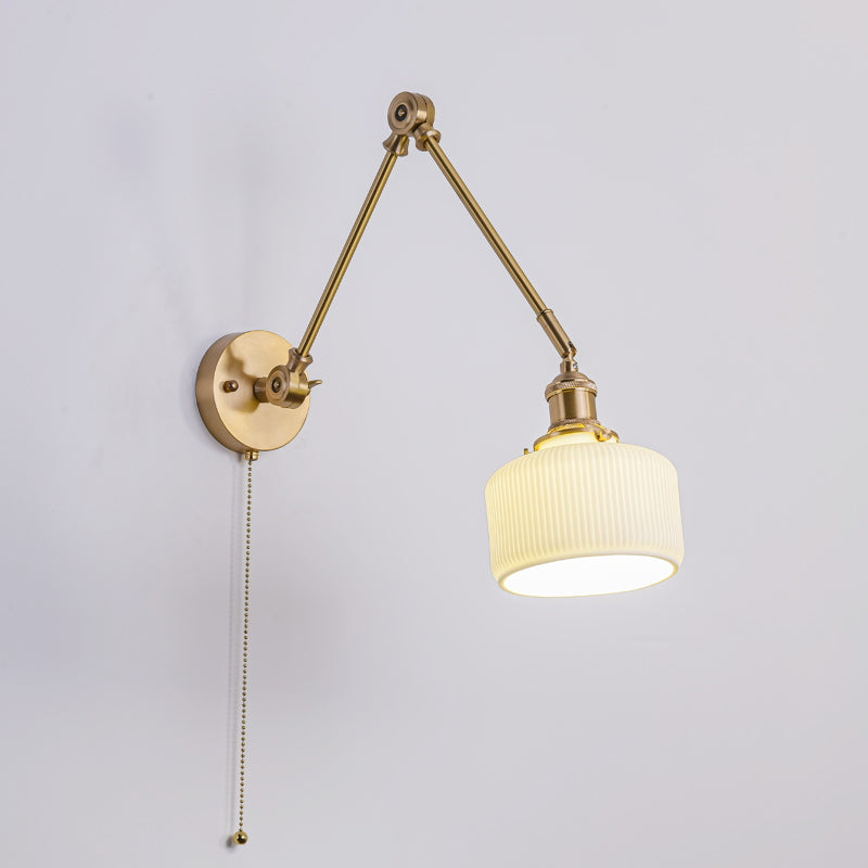 Witte keramische wandlamp - 213ST