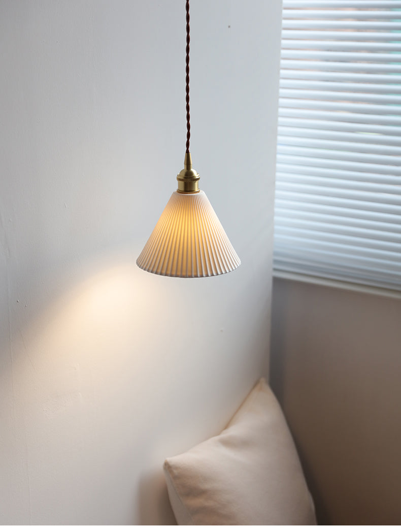 Keramiek Messing Hanglamp - 103PL