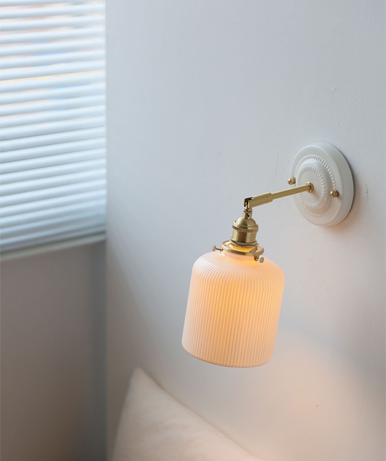 Wandkandelaar van keramisch glas - 113CWP