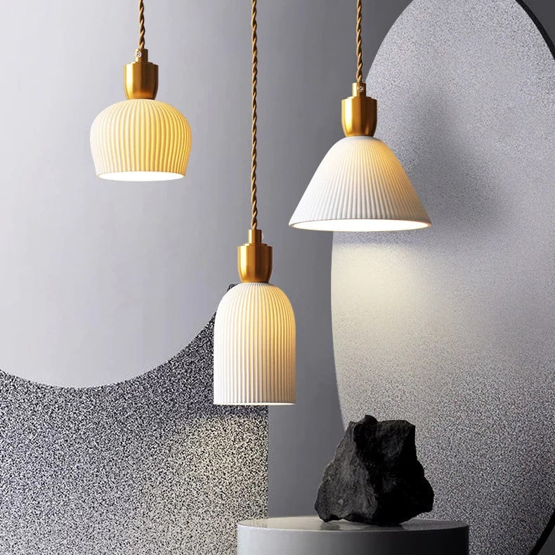 Keramische hanglamp in Japanse stijl - 201CPL