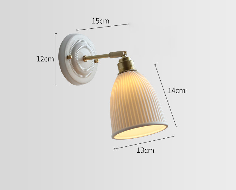 Wandkandelaar van keramisch glas - 111CWP