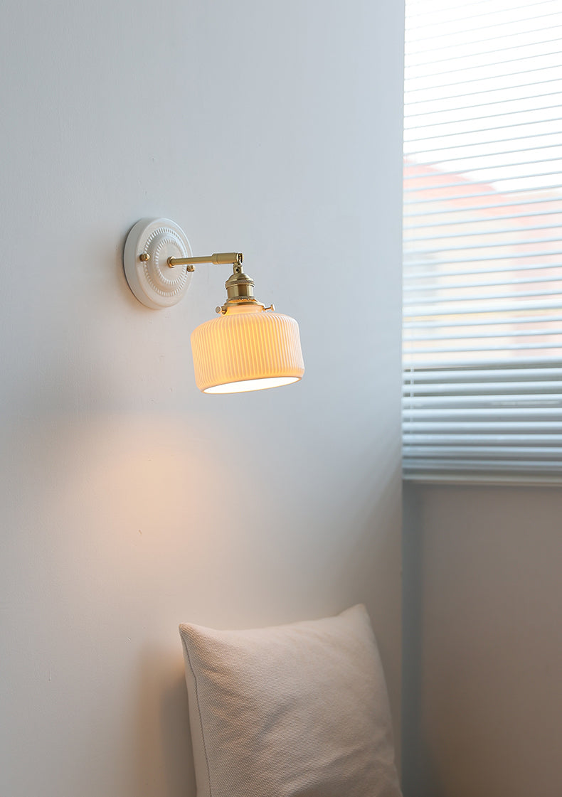 Wandkandelaar van keramisch glas - 112CWP