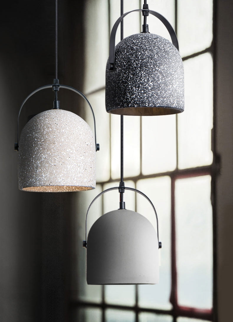 Grote Cement Hanglamp - 102CM