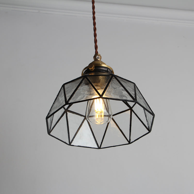 Tiffany hanglamp van gebrandschilderd glas - 221GPL