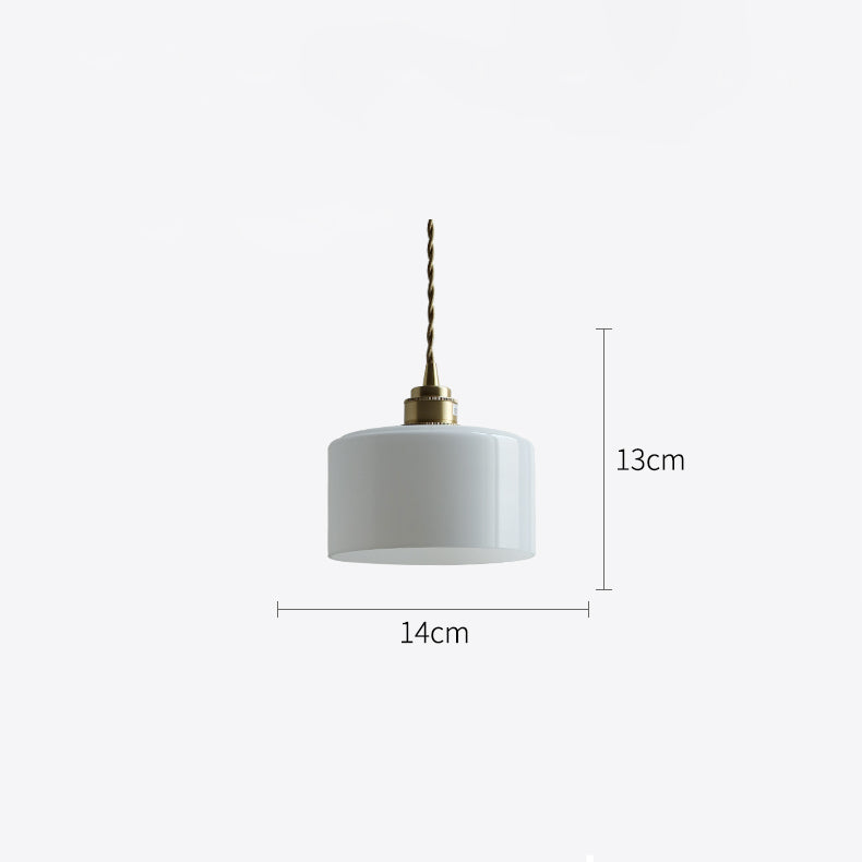 Hanglamp van wit glas - 204GPL