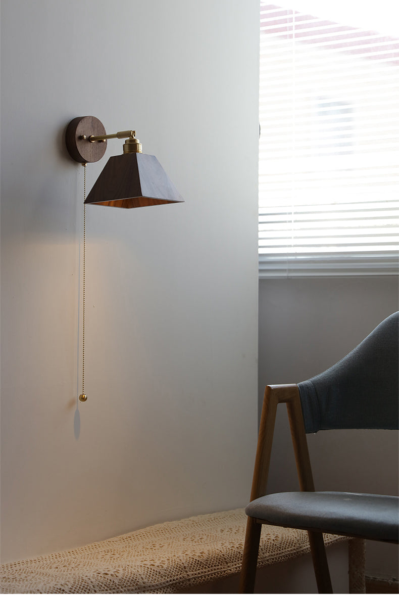 Houten Wandlamp - 114WL