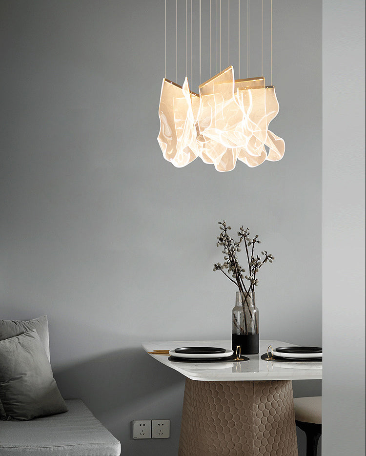 Wuivende blad postmoderne LED-kroonluchter - 1CH9