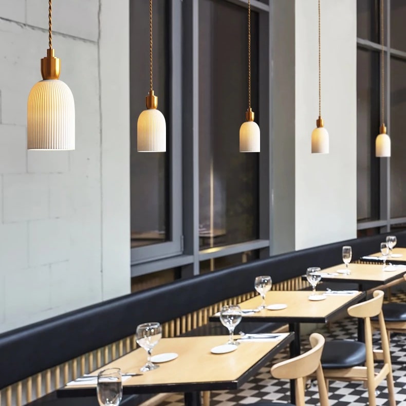 Keramische hanglamp in Japanse stijl - 201CPL