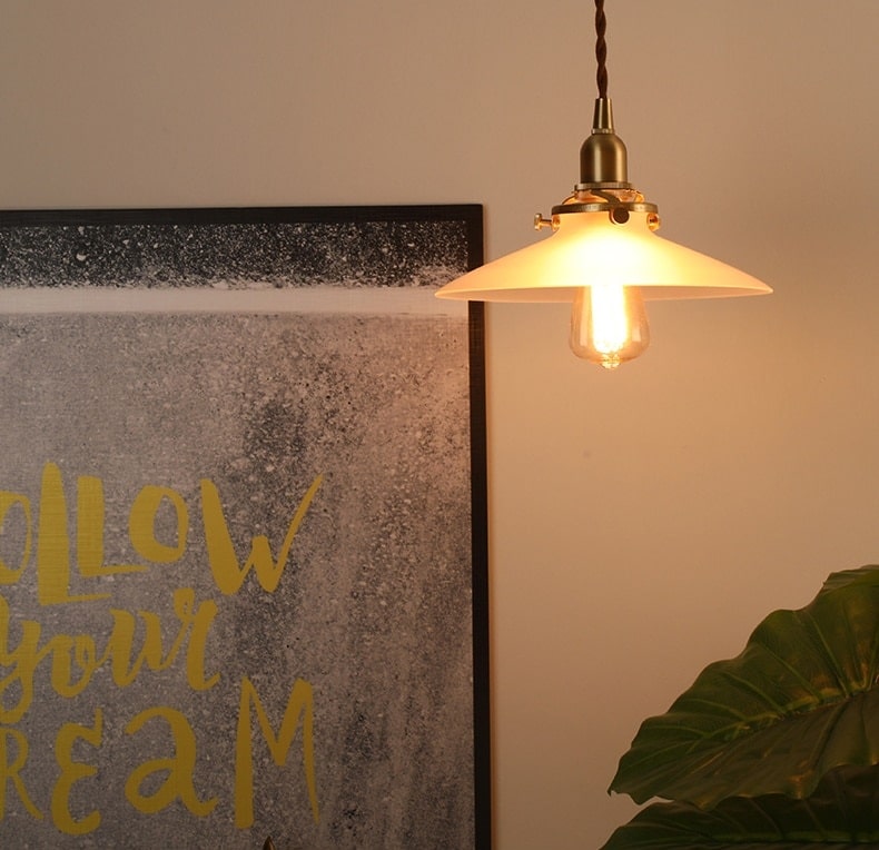 Hanglamp van matglas - 222GPL