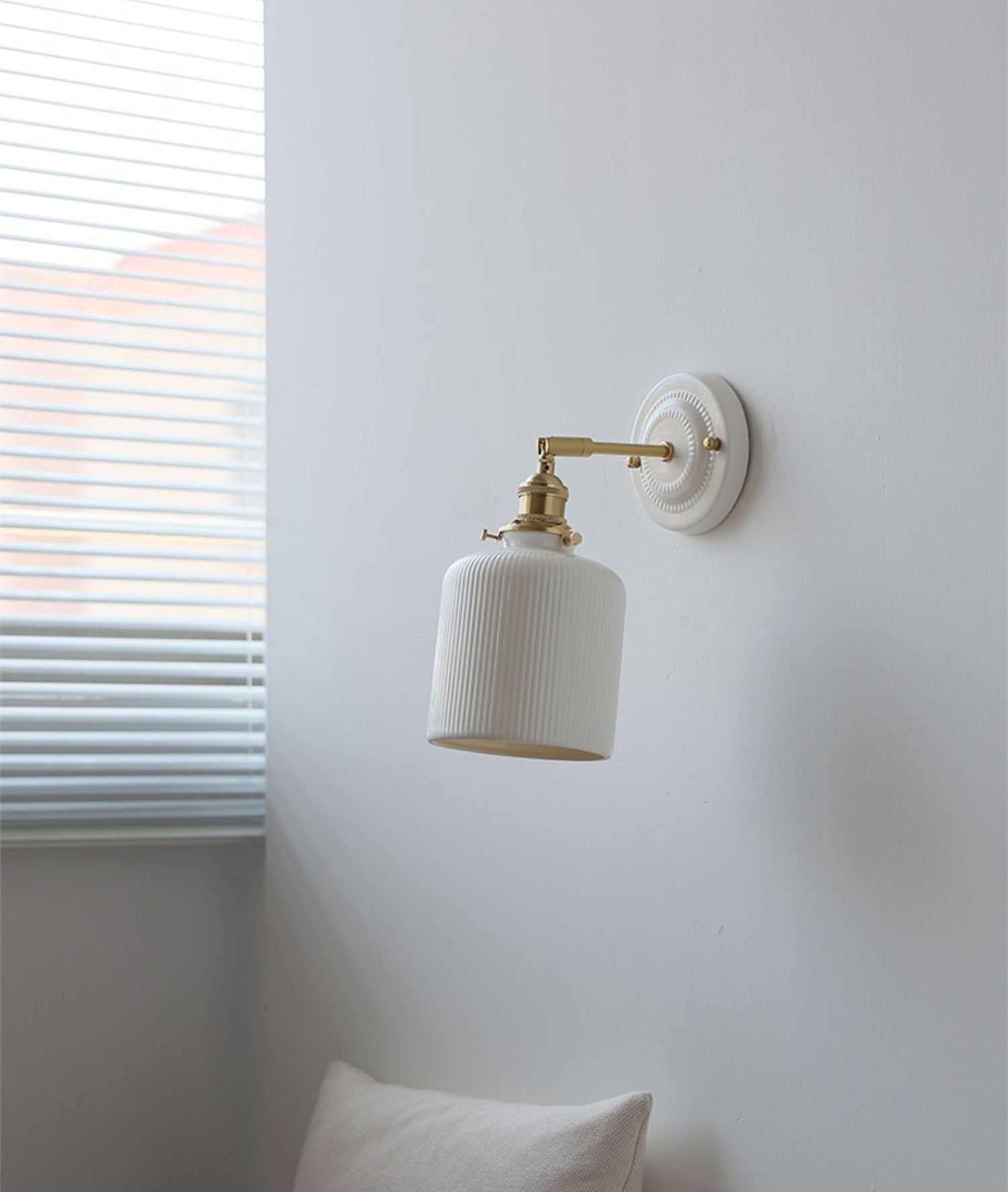 Wandkandelaar van keramisch glas - 113CWP