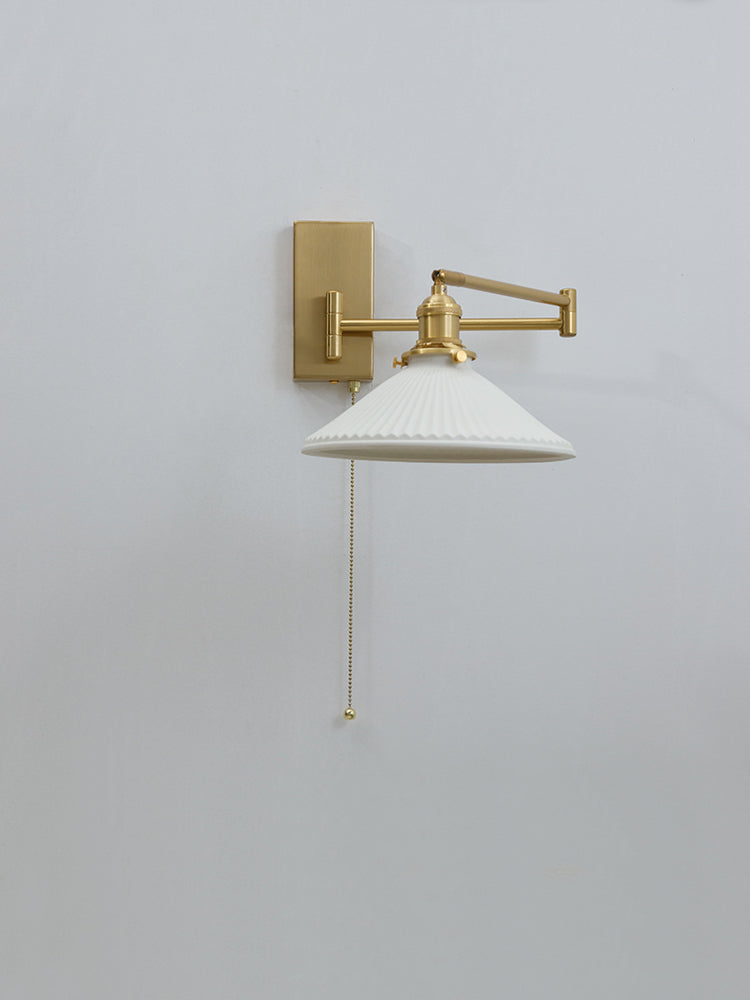 Keramische zwenkarmwandlamp - 206SAL
